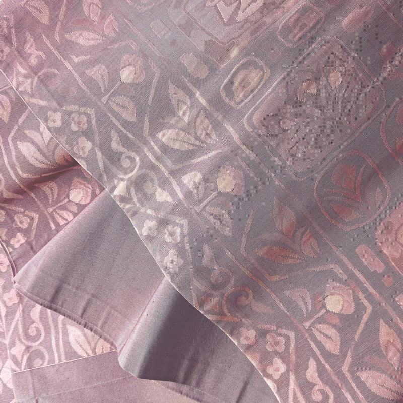 Dusky pink Japanese obi - Craft & decor fabric 4.4mt